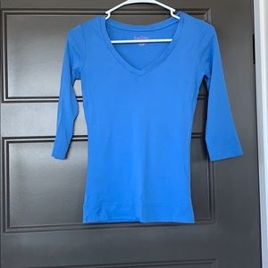 Lilly Pulitzer Blue 3/4 Sleeve Shirt